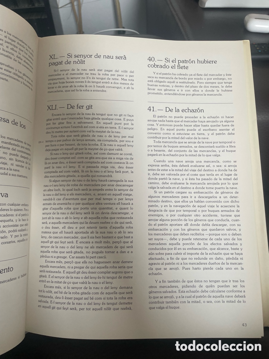 Libros de segunda mano: Llibre del Consolat de Mar - Foto 11