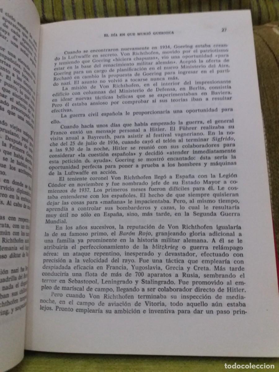 Libros de segunda mano: EL D&Iacute;A EN QUE MURI&Oacute; GUERNICA - Foto 6