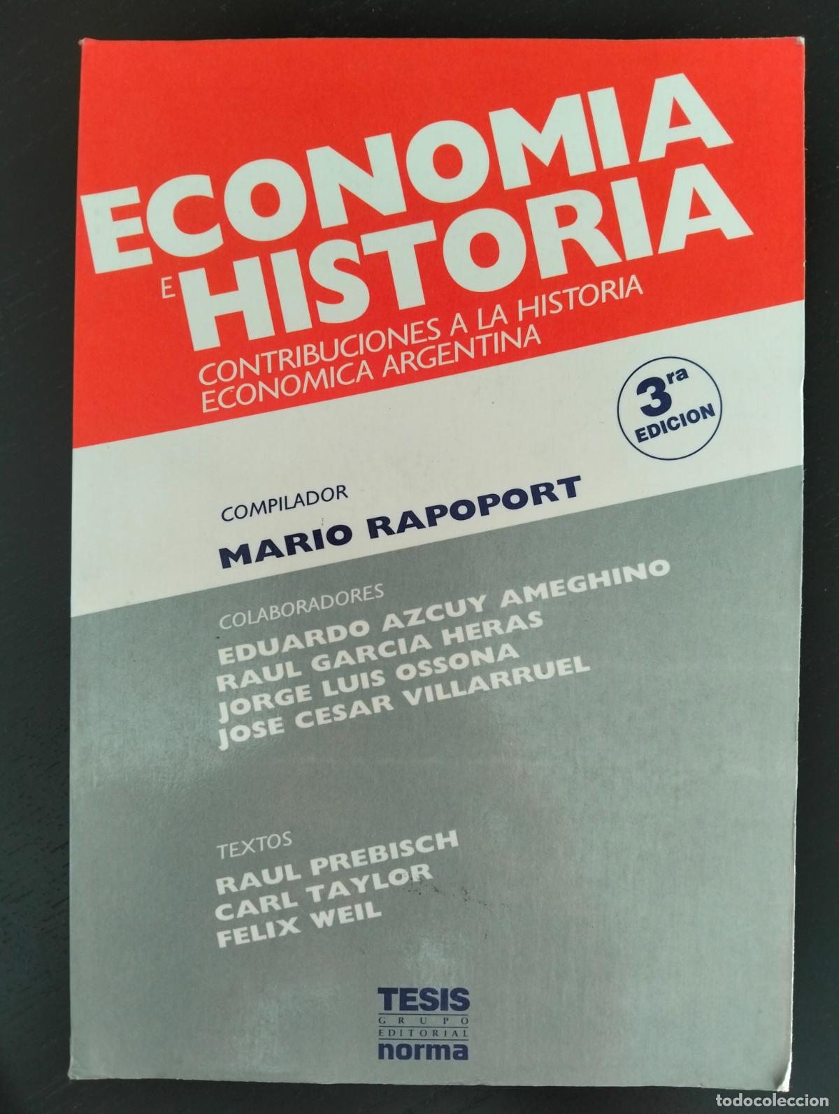 Libros de segunda mano: Historia Argentina, Economia e Historia. Varios, ed. Tesis, 1994. VISITA MI CATALOGO, L55