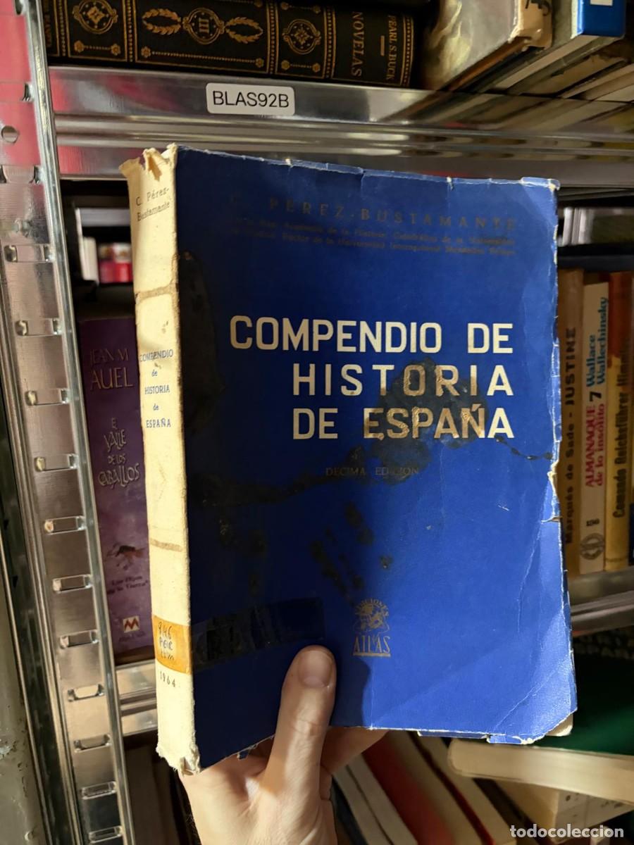 Libros de segunda mano: BLAS92B C. P&eacute;rez-Bustamante &mdash; Compendio de Historia de Espa&ntilde;a (10.&ordf; edici&oacute;n) &mdash; Atlas
