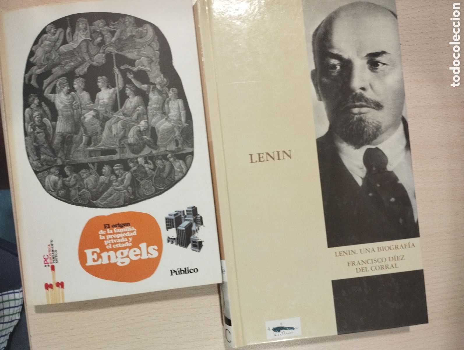 Libros de segunda mano: Lenin, biograf&iacute;a.(Francisco D&iacute;az). El origen de la familia, la propiedad privada y el estado.(Engels