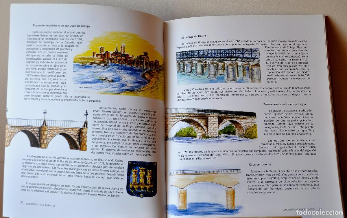 Libros de segunda mano: LOGRO&Ntilde;O, HISTORIA ILUSTRADA DE LA CIUDAD - Foto 4