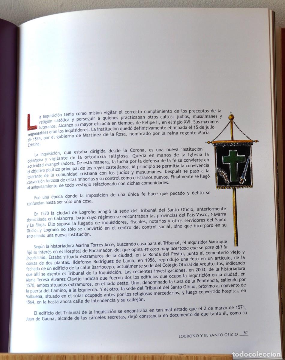 Libros de segunda mano: LOGRO&Ntilde;O, HISTORIA ILUSTRADA DE LA CIUDAD - Foto 5