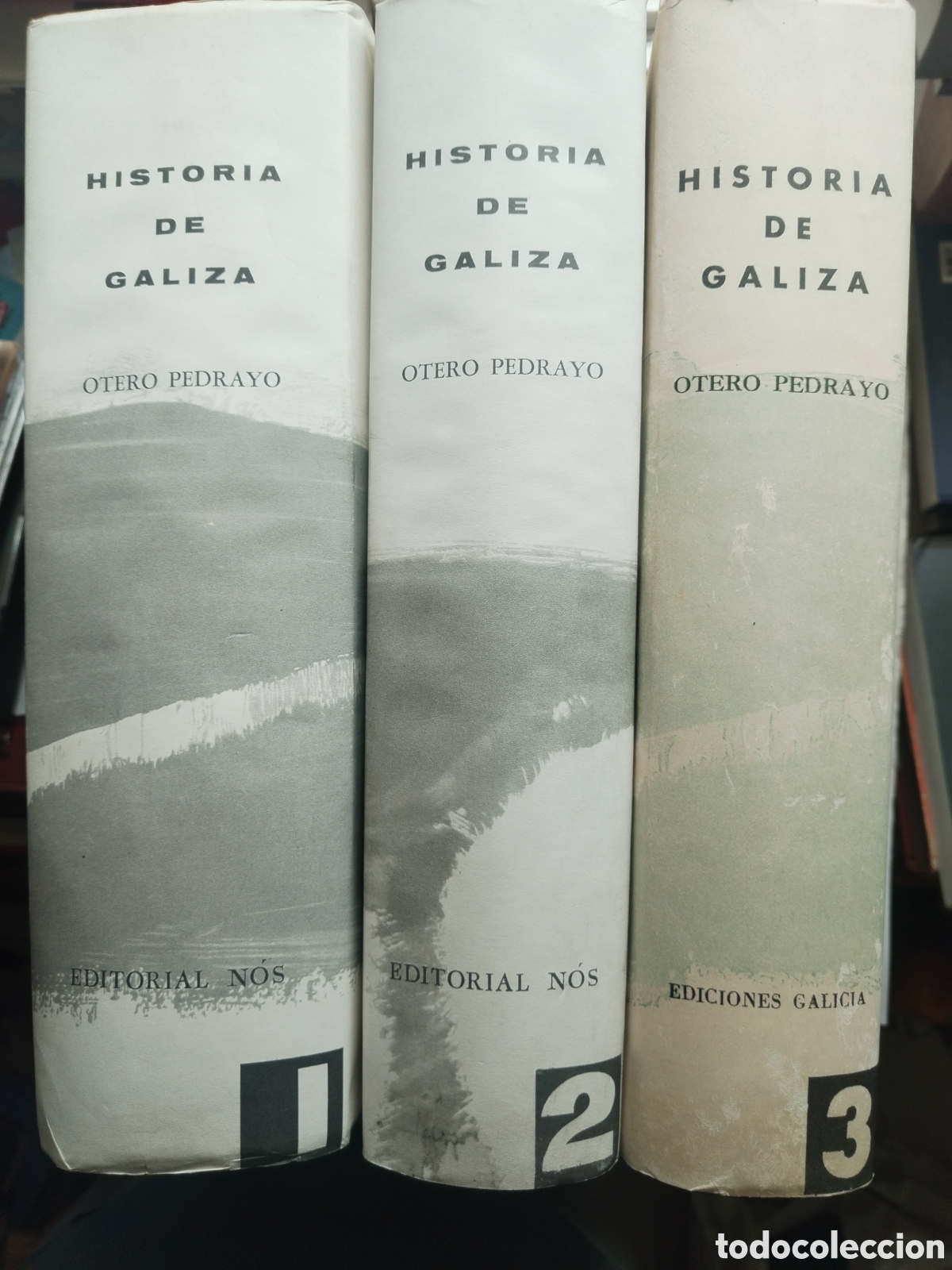 Libros de segunda mano: HISTORIA DE GALIZA 3 TOMOS/RAM&Oacute;N OTERO PEDRAYO
