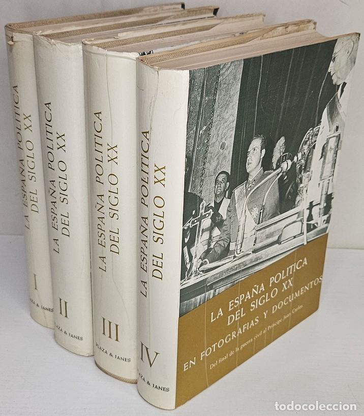 Livros em segunda m&atilde;o: D&Iacute;AZ-PLAJA, Fernando. La Espa&ntilde;a pol&iacute;tica del siglo XX. 4 tomos. Dedicatoria del autor