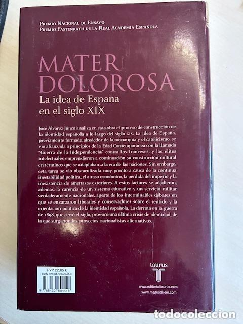 Libros de segunda mano: Mater dolorosa -&Aacute;lvarez Junco- - Foto 2