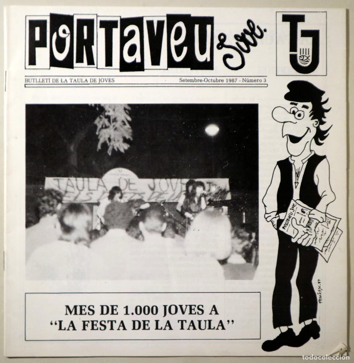 Livres d'occasion: PORTAVEU JOVE. Butllet&iacute; de la Taula de Joves. N&uacute;mero 3 - Mollet 1987