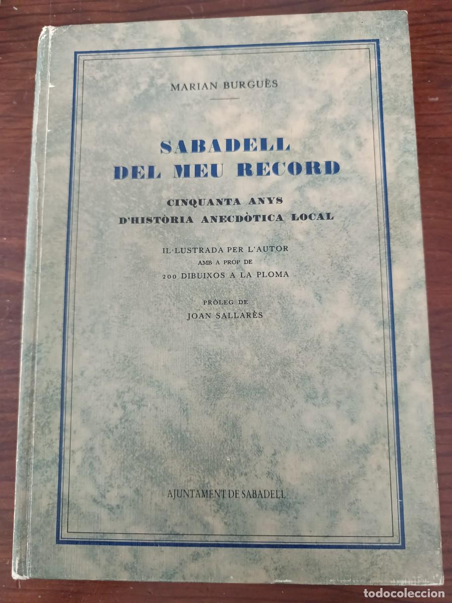 Libros de segunda mano: Sabadell del meu record