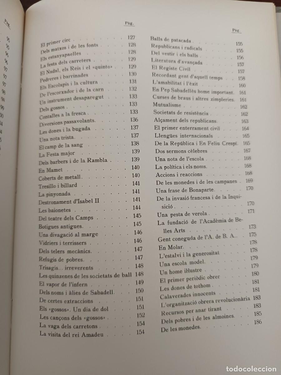 Libros de segunda mano: Sabadell del meu record - Foto 3