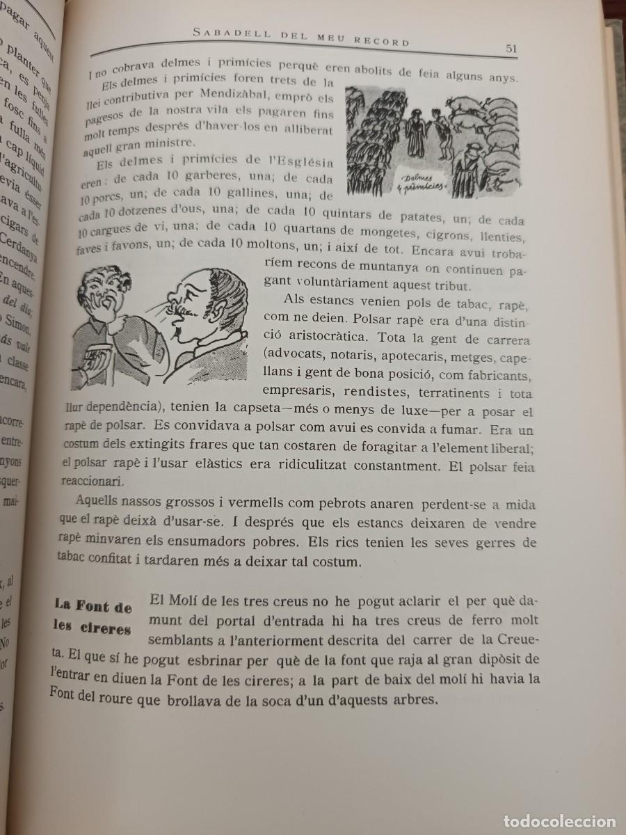Libros de segunda mano: Sabadell del meu record - Foto 5