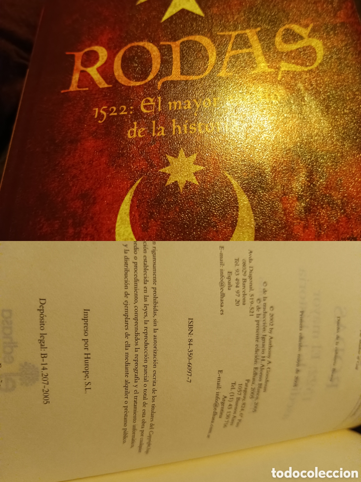 Libros de segunda mano: Rodas 1522; El mayor viaje de la historia