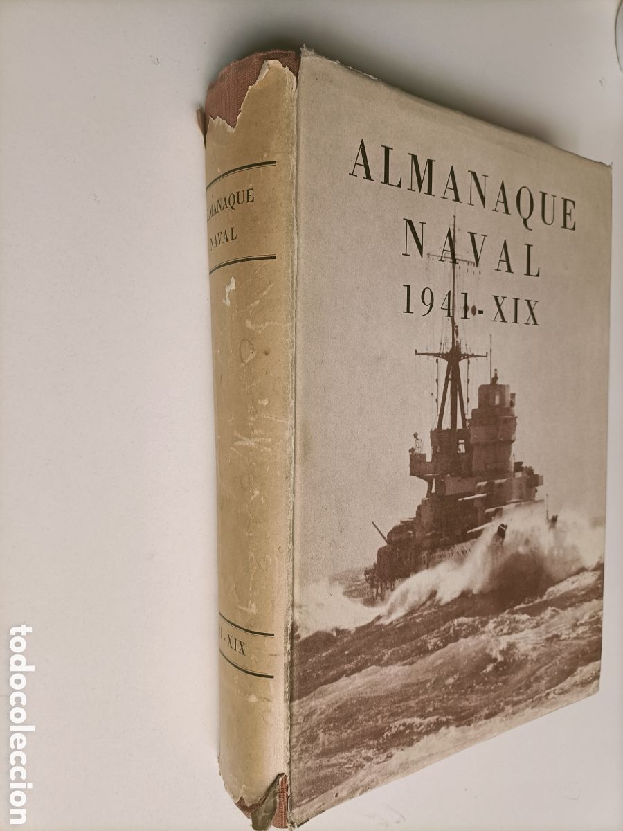 Libros de segunda mano: Almanaque naval 1941 XIX .... Navegaci&oacute;n historia militar barcos