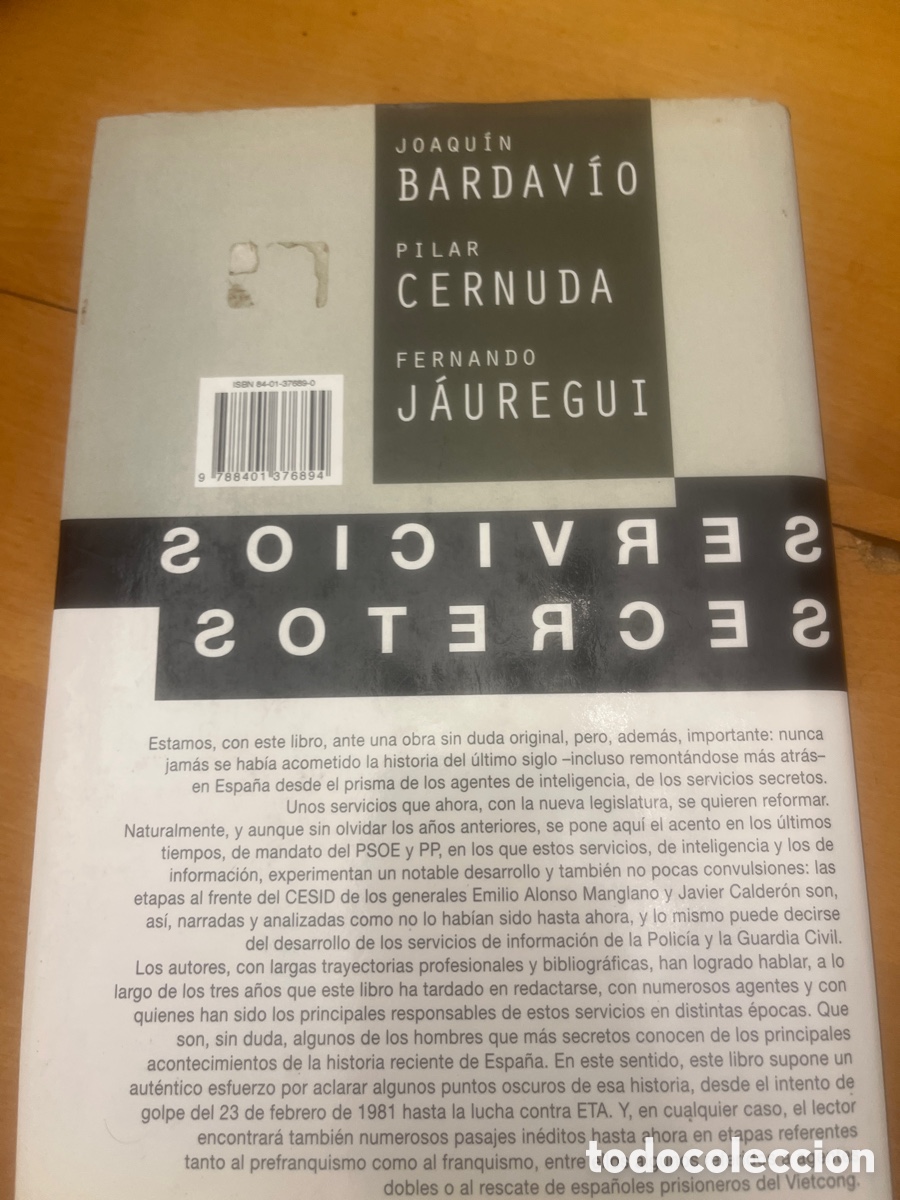 Libros de segunda mano: Servicios secretos (&hellip;$ Bardav&iacute;o, Cernuda y Jauregui. - Foto 2