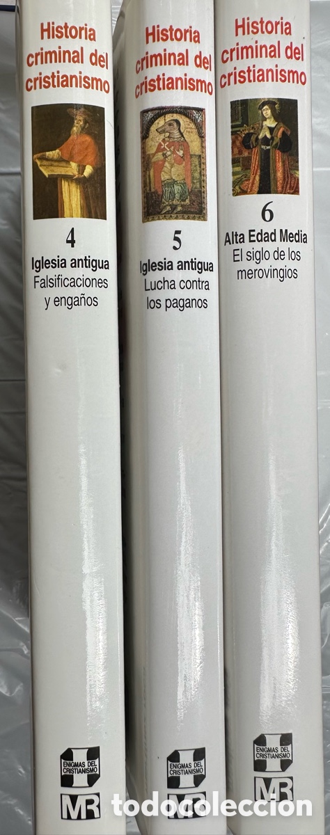 Libros de segunda mano: Tomo 4, 5 y 6 Historia criminal del cristianismo