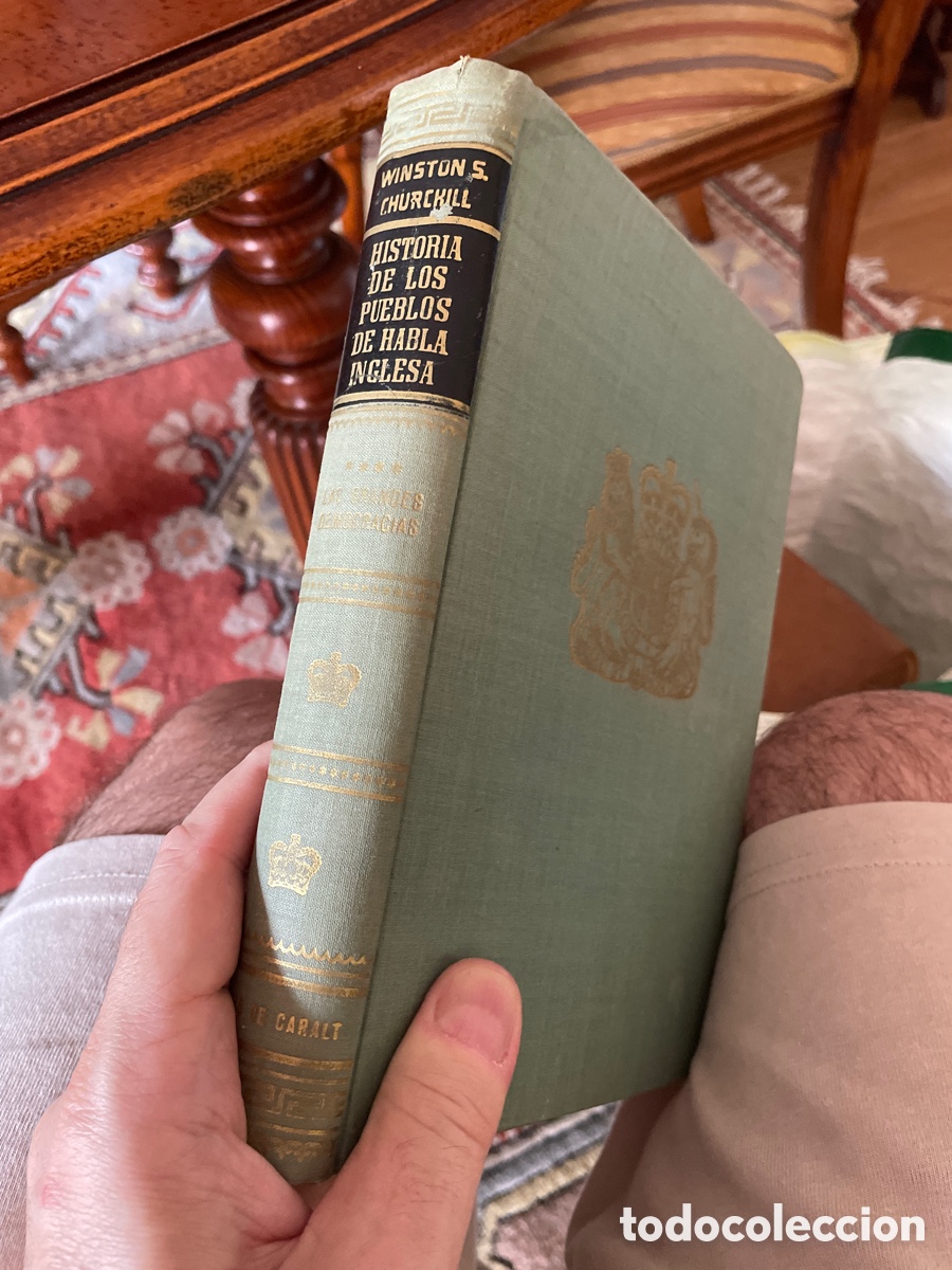 Libros de segunda mano: WINSTON CHURCHILL : HISTORIA DE LOS PUEBLOS DE HABLA INGLESA IV. Las grandes democracias(CARALT)