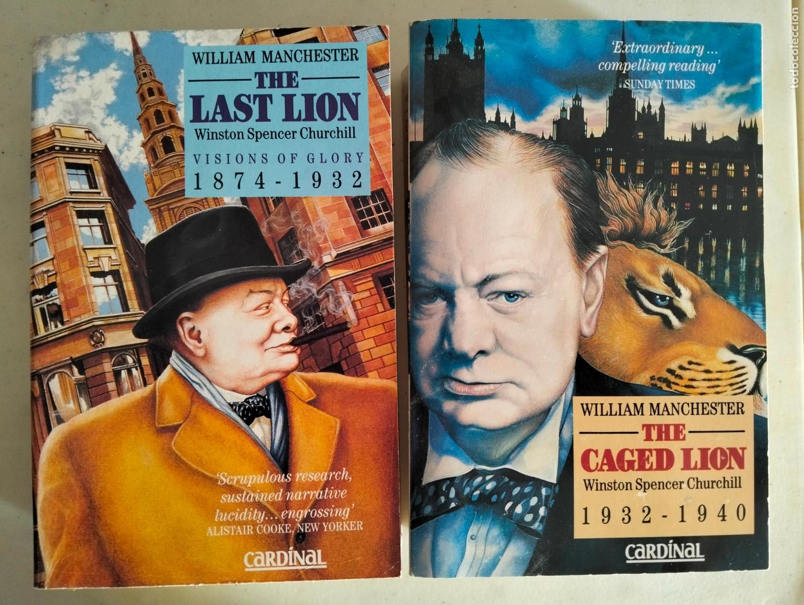 Libros de segunda mano: Historia. The Caged Lion, W. Spencer Churchill, 1874-1940. Completo, Cardinal,1988 VISITA CATALOGO
