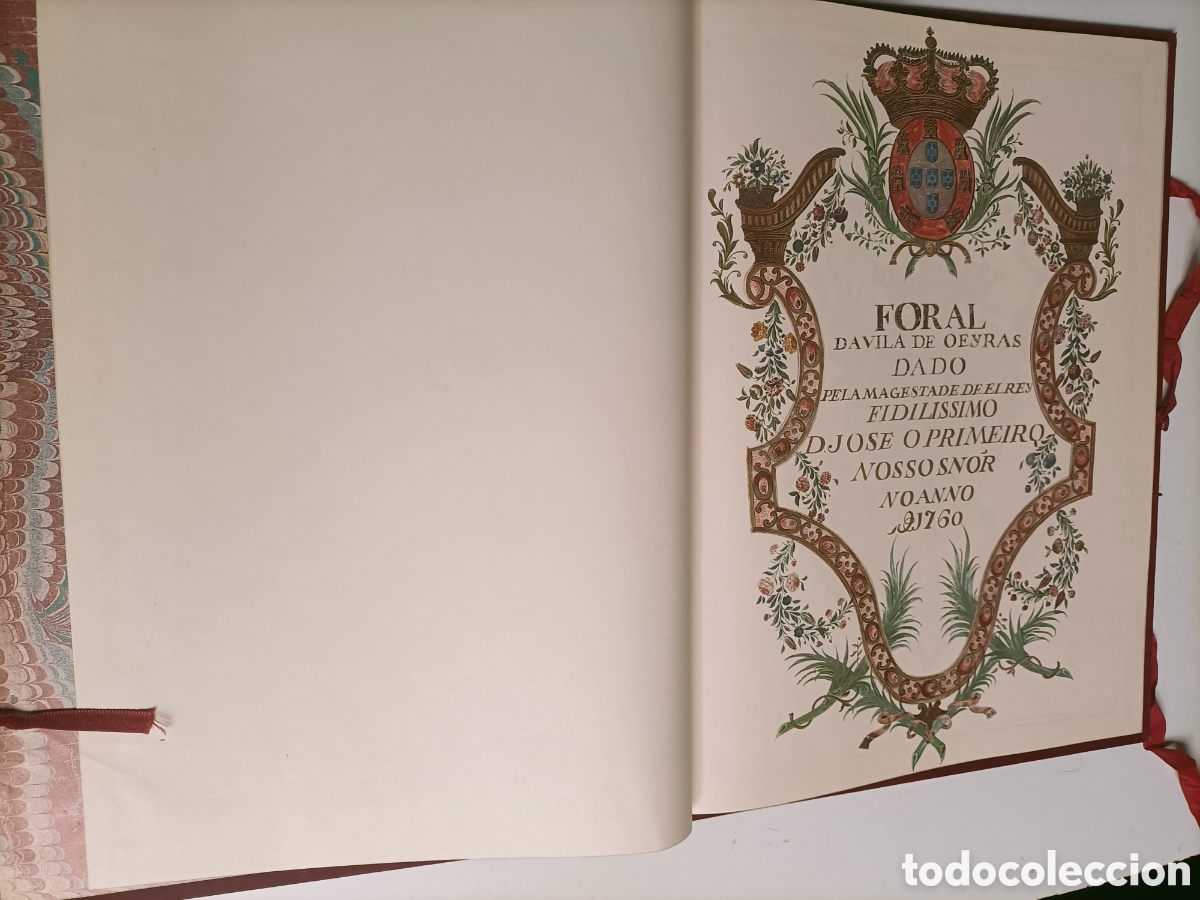 Libros de segunda mano: Foral da Vila de Oeyras. Facsimil