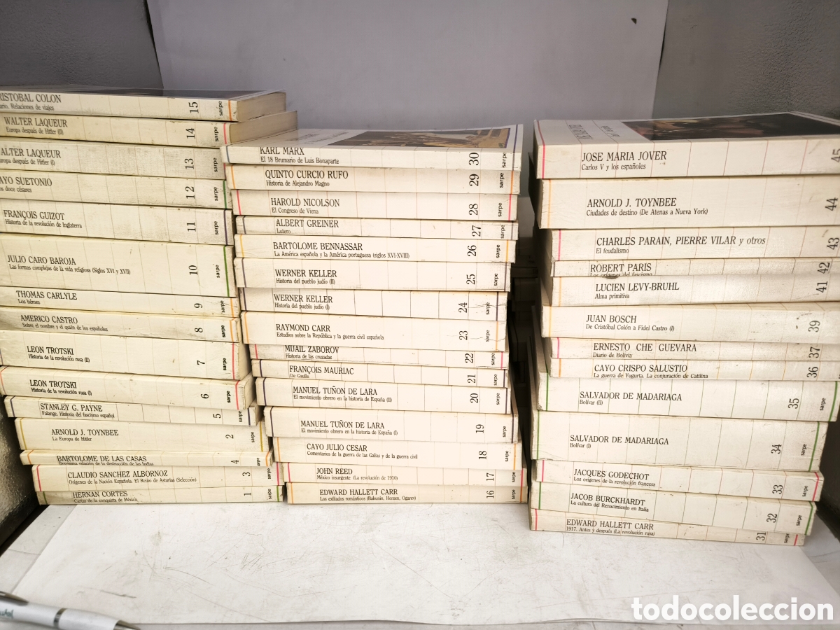 Second hand books: Biblioteca de la historia Sarpe . Completa a falta de 3. (37-40-64).