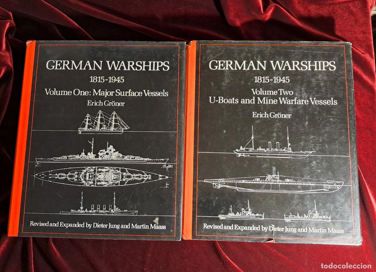 Gebrauchte B&uuml;cher: GERMAN WARSHIPS 1815&ndash;1945. 2 VOL.. Erich Gr&ouml;ner. Conway Maritime Press 1990