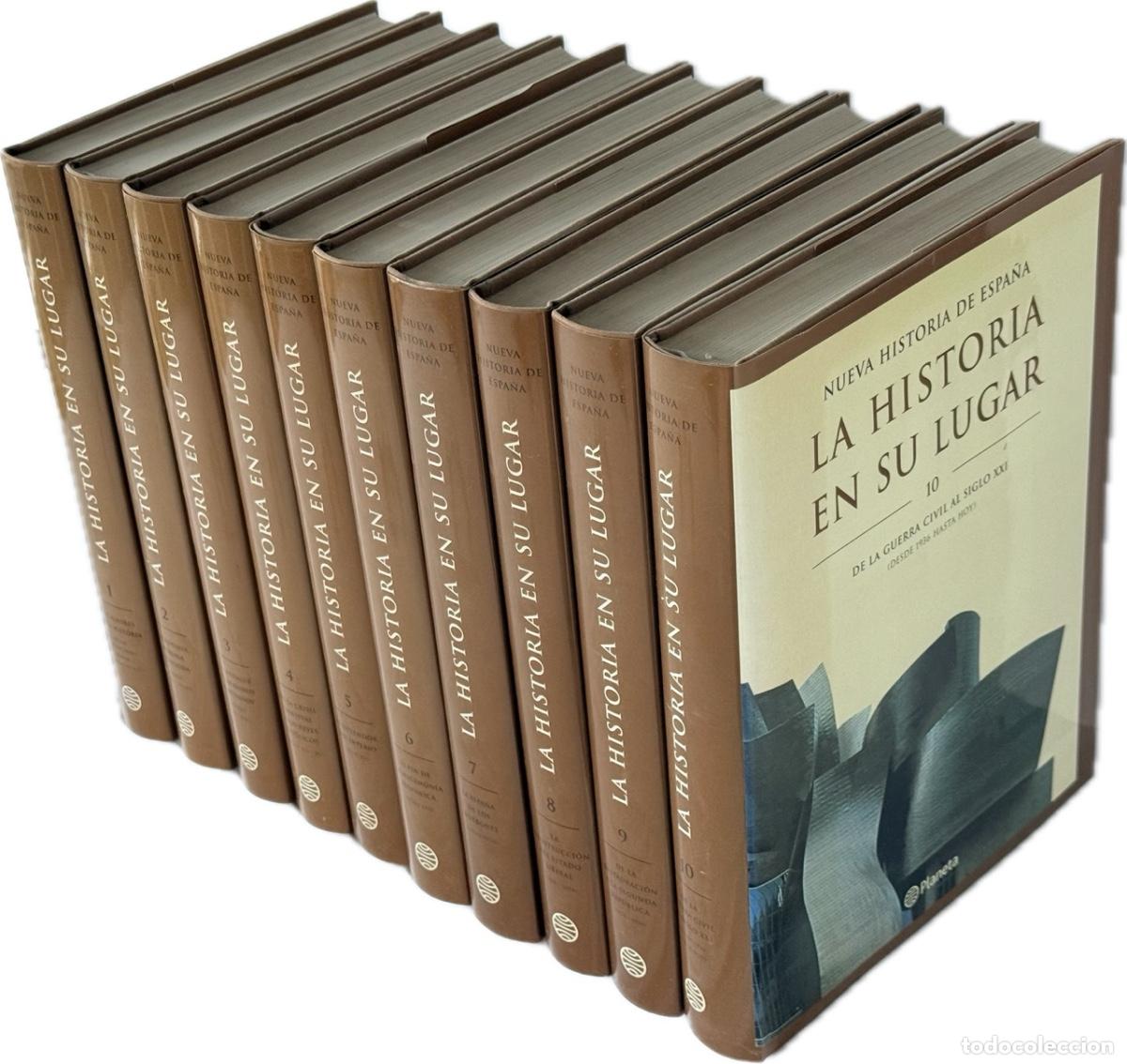 Libros de segunda mano: enciclopedia &rdquo;La historia en su lugar&rdquo;, ed Planeta, 10 vol&uacute;menes