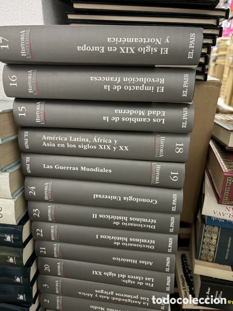 Libros de segunda mano: HISTORIA UNIVERSAL - EL PAIS - SALVAT -2004 - 24 TOMOS - &iexcl;&iexcl;COMPLETA!!