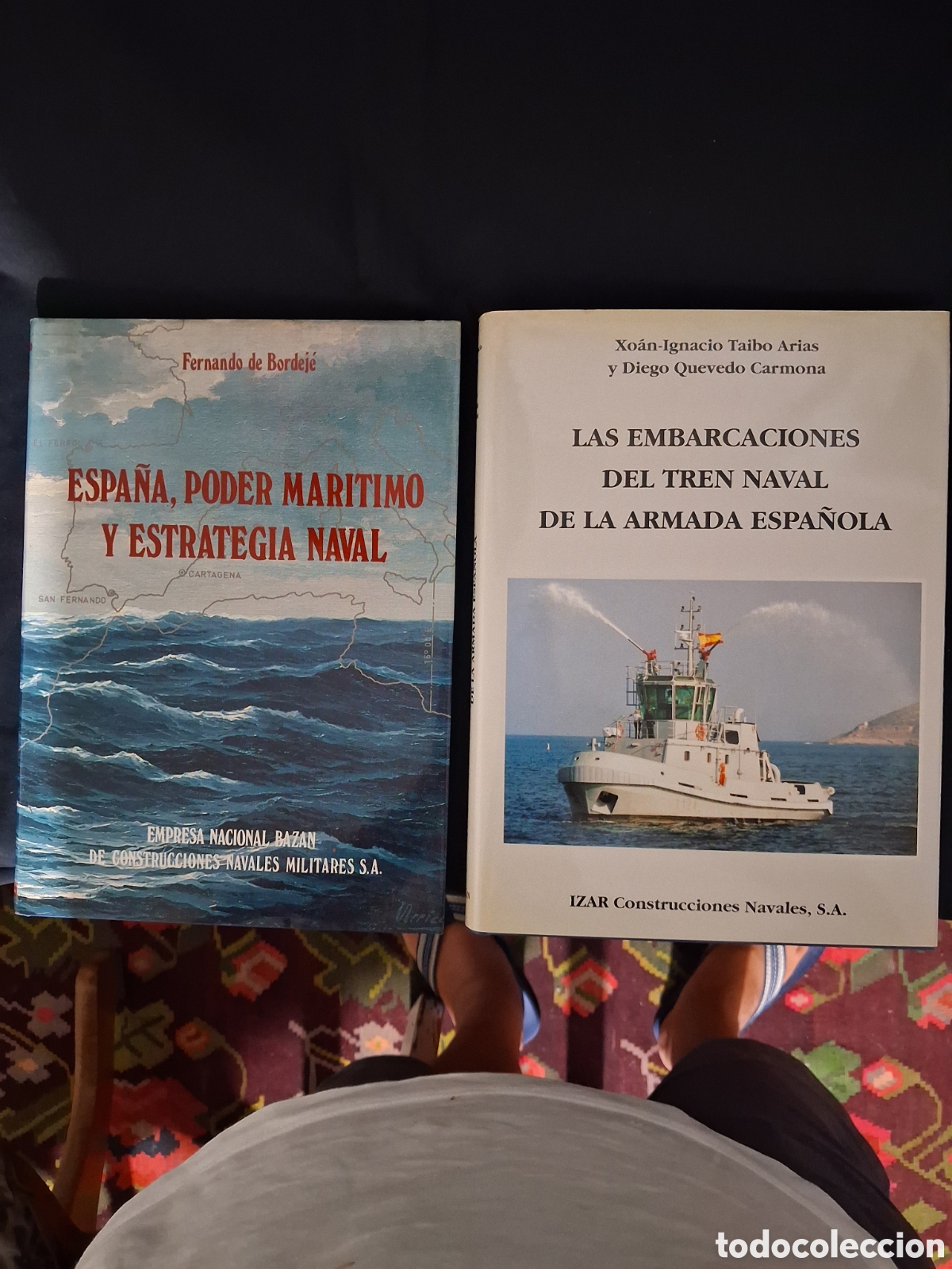 Libros de segunda mano: ESPA&Ntilde;A, PODER MARITIMO Y ESTRATEGIA NAVAL y LAS EMBARCACIONES DEL TREN NAVAL DE LA ARMADA ESOA&Ntilde;OLA