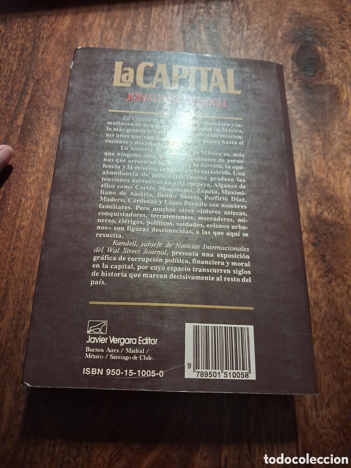 Libros de segunda mano: La capital, Jonathan Kandell - Foto 2