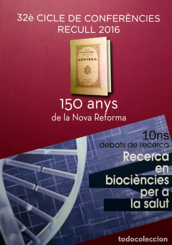 Libros de segunda mano: 32&egrave; CICLE DE CONFER&Egrave;NCIES. RECULL 2016 - Andorra 2018 - Il&middot;lustrat