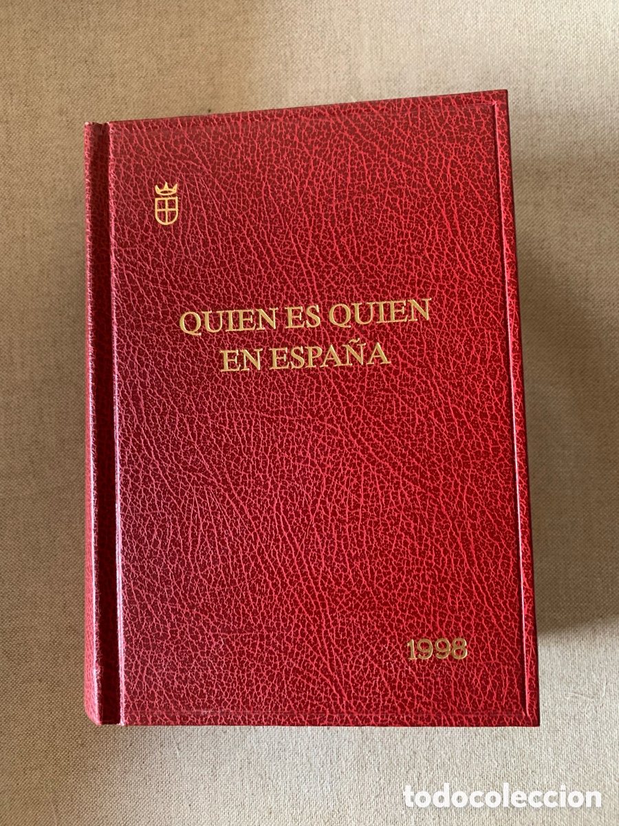 Libros de segunda mano: Quien es quien en Espa&ntilde;a 1998