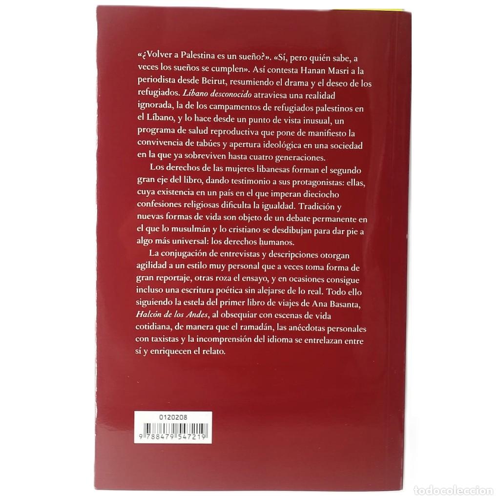 Libros de segunda mano: L&Iacute;BANO DESCONOCIDO. Basanta, Ana - Foto 3