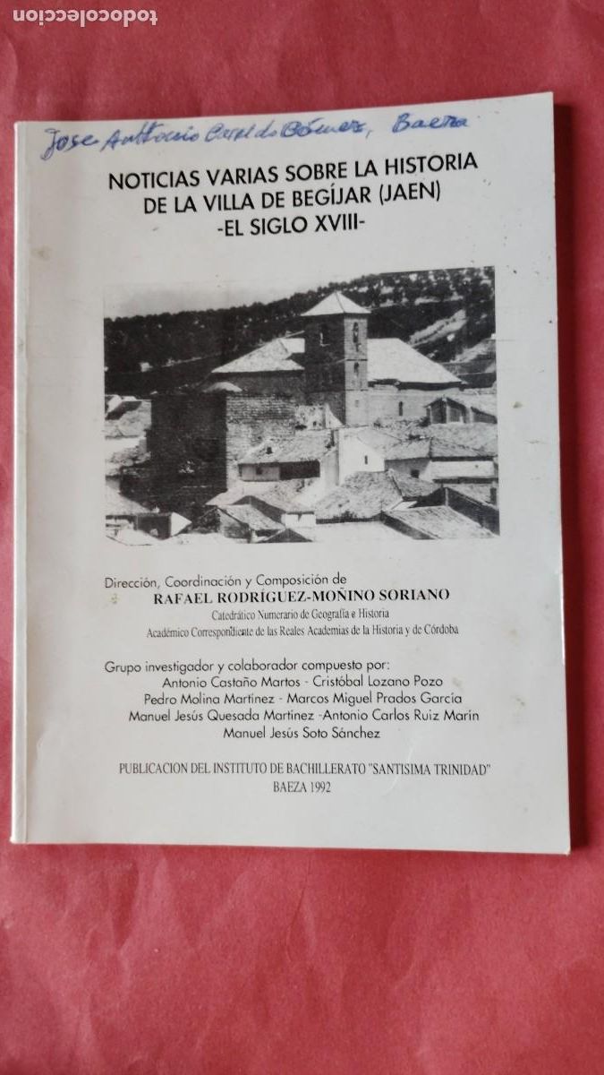 Libros de segunda mano: RAFAEL RODRIGUEZ-MO&Ntilde;INO SORIANO.-NOTICIAS VARIAS SOBRE LA HISTORIA DE LA VILLA DE BEGIJAR.-A&Ntilde;O 1992.