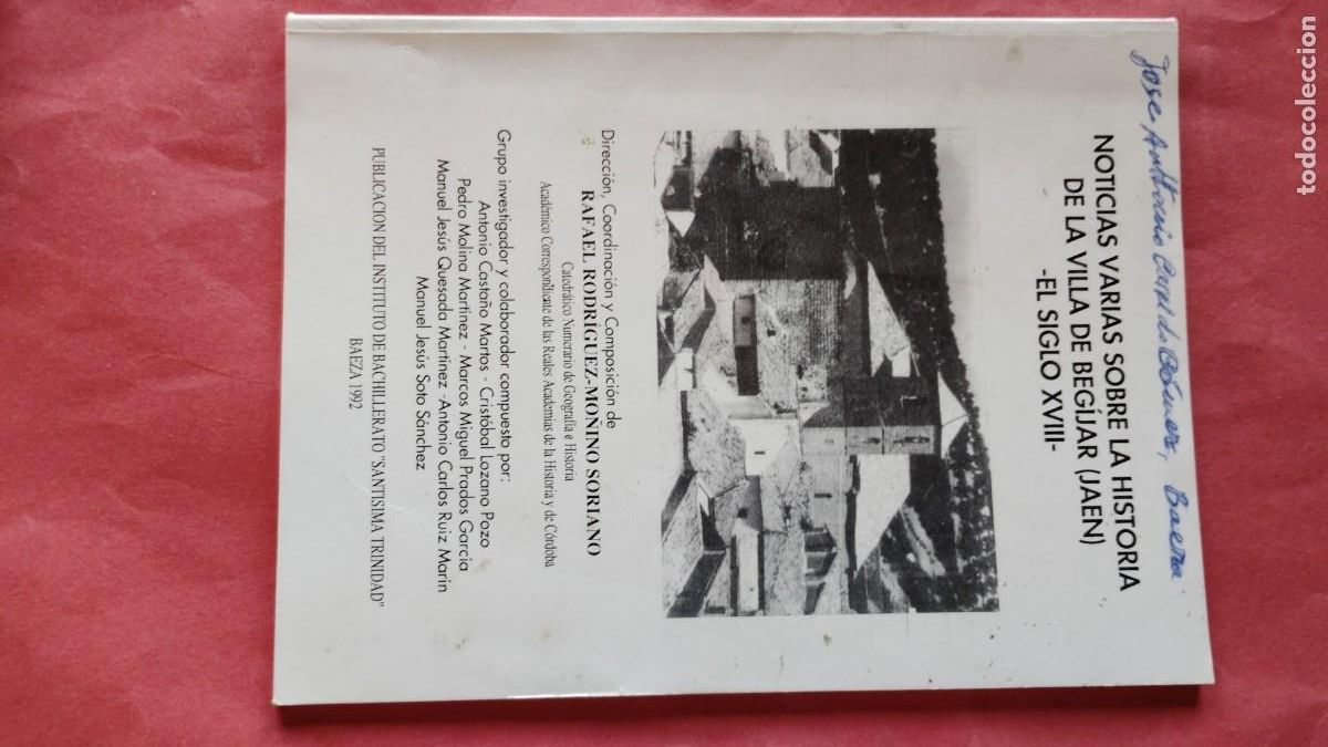 Libros de segunda mano: RAFAEL RODRIGUEZ-MO&Ntilde;INO SORIANO.-NOTICIAS VARIAS SOBRE LA HISTORIA DE LA VILLA DE BEGIJAR.-A&Ntilde;O 1992.