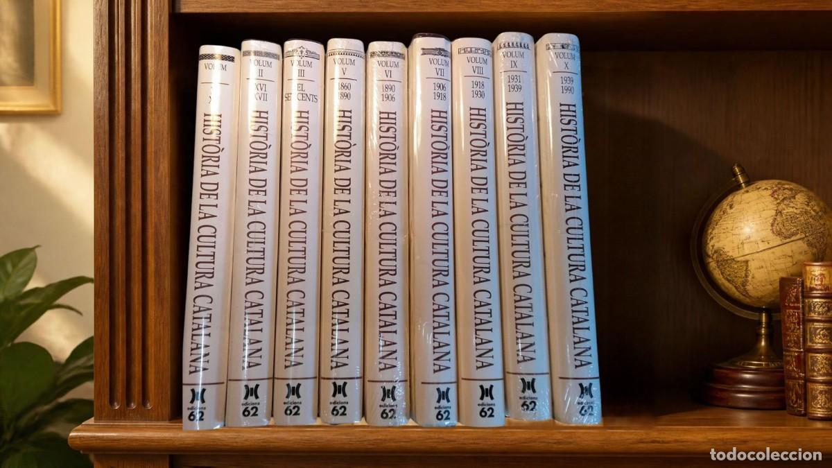 Libros de segunda mano: COLECCI&Oacute;N &rdquo;HIST&Ograve;RIA DE LA CULTURA CATALANA&rdquo; - 9 VOL&Uacute;MENES - EDICIONS 62 - A&Ntilde;O 1999