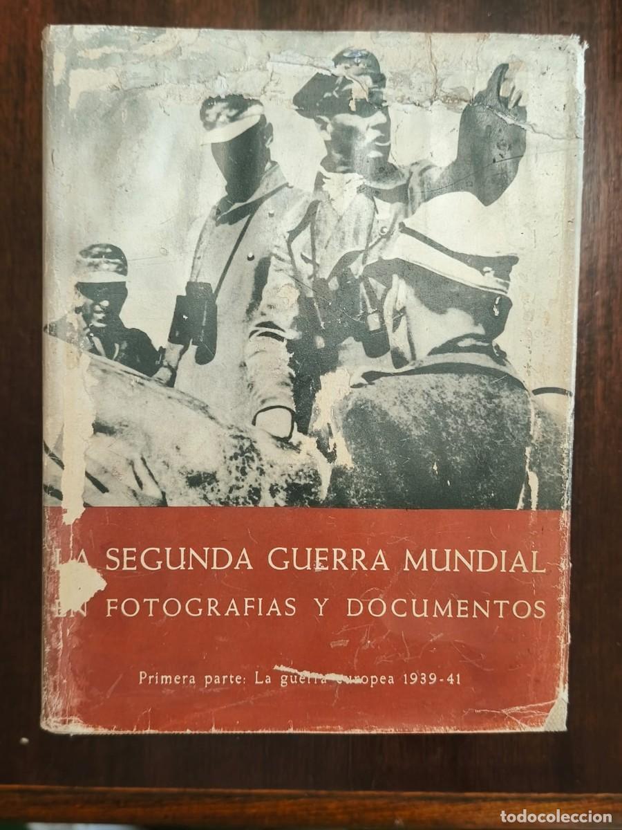 Libros de segunda mano: La Segunda Guerra Mundial en fotograf&iacute;as y documentos plaza janes 3 tomos tapa dura