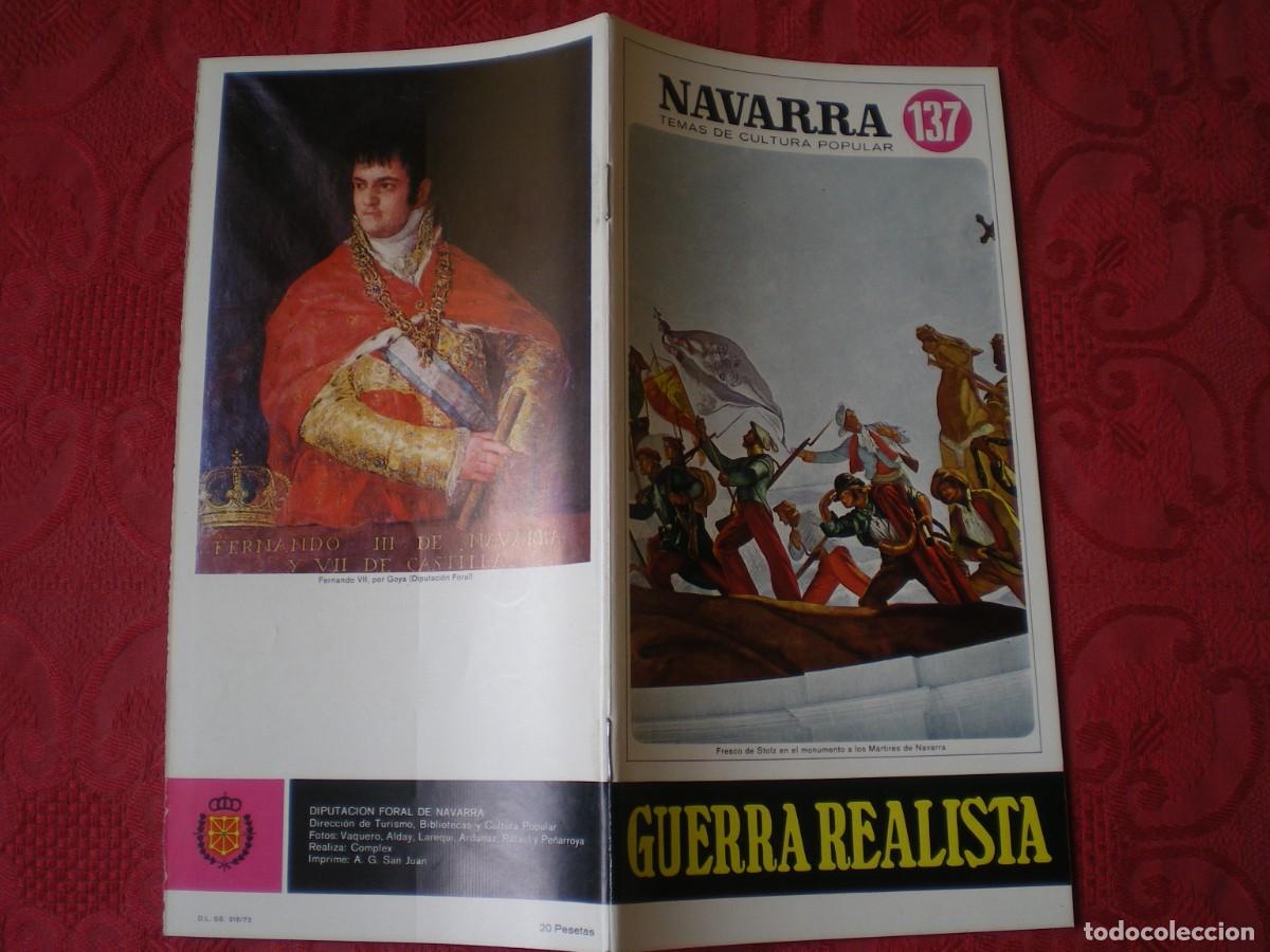 Libros de segunda mano: NAVARRA TEMAS DE CULTURA POPULAR 137. GUERRA REALISTA. RAFAEL GAMBRA.