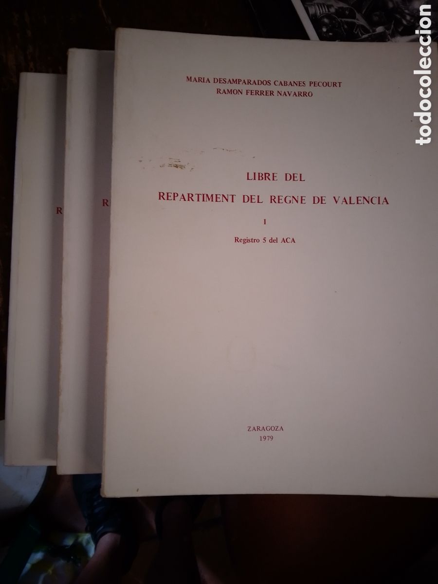 Libros de segunda mano: LIBRE DEL REPARTIMENT DEL REGNE DE VALENCIA. 3 VOL. CABANES, DESAMPARADOS - FERRER, R. ANUBAR. 1978