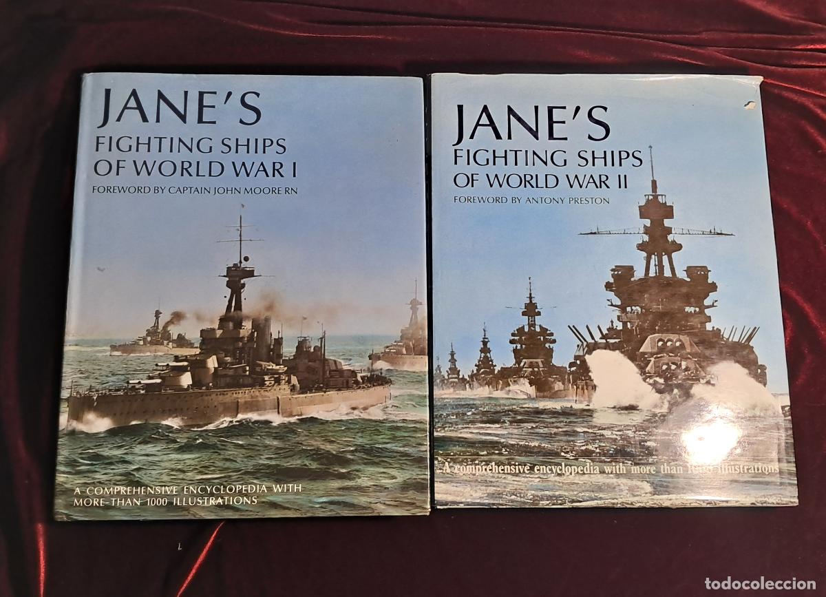 Libros de segunda mano: JANE'S FIGHTING SHIPS OF WORLD WAR I-II. FOREWORD BY CAPTAIN JOHN MOORE RN. 2 VOL.. . Random House G