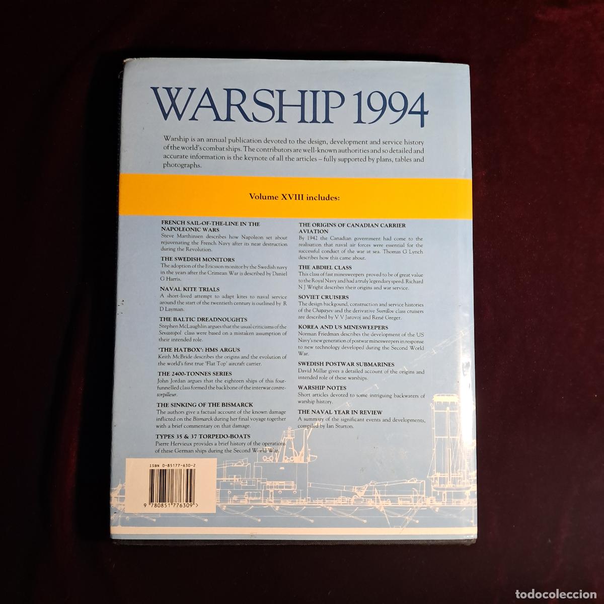 Libros de segunda mano: WARSHIP 1994. John Roberts (ed.). Conway 1994 - Foto 4