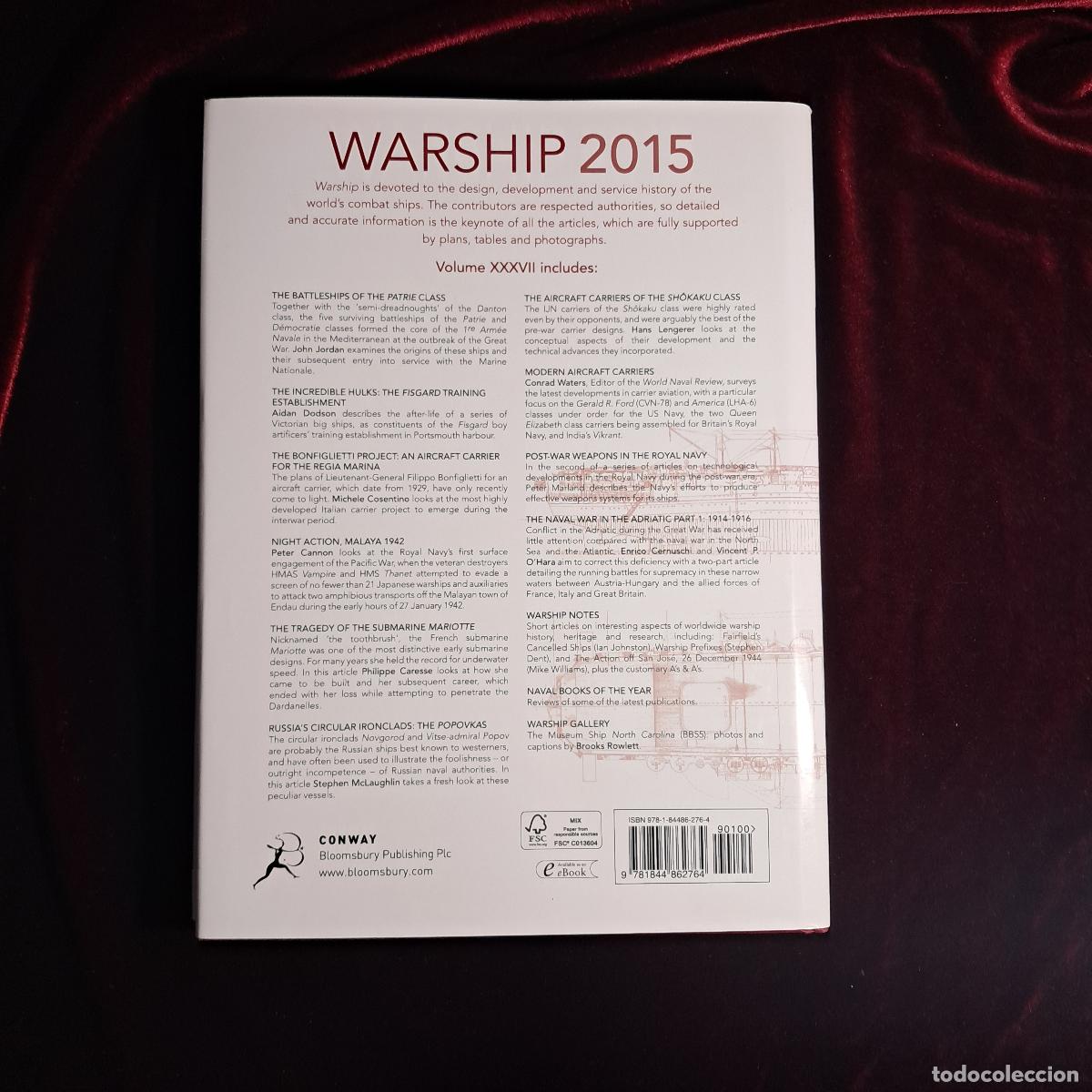 Libros de segunda mano: WARSHIP 2015. John Jordan (ed.). Conway 2015 - Foto 2