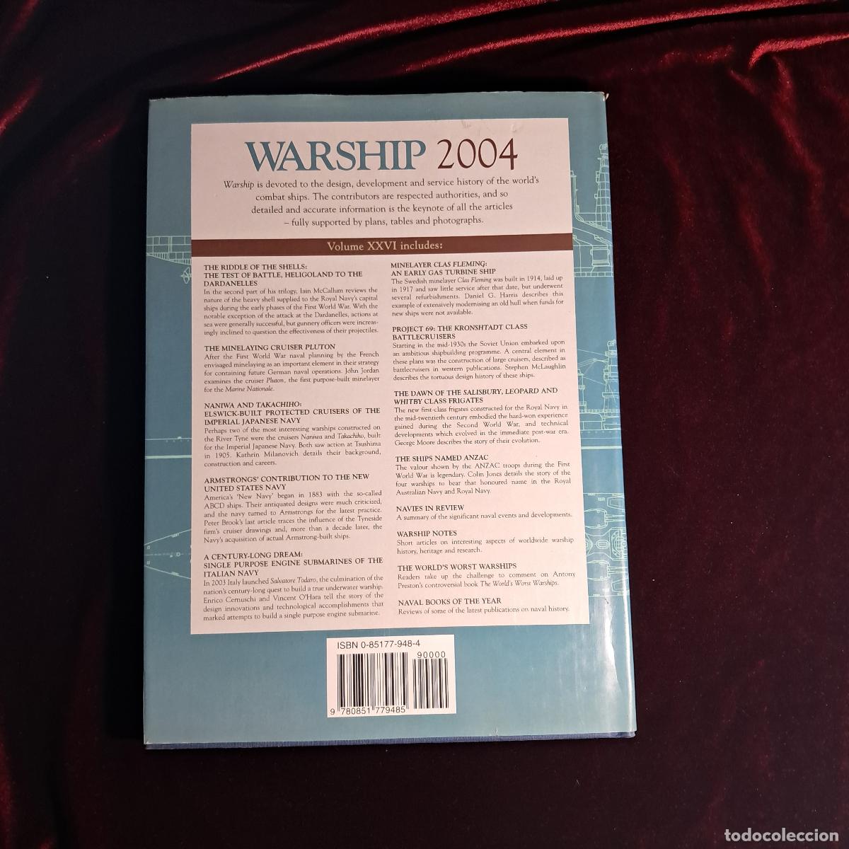 Libros de segunda mano: WARSHIP 2004. Antony Preston (ed.). Conway 2004 - Foto 3
