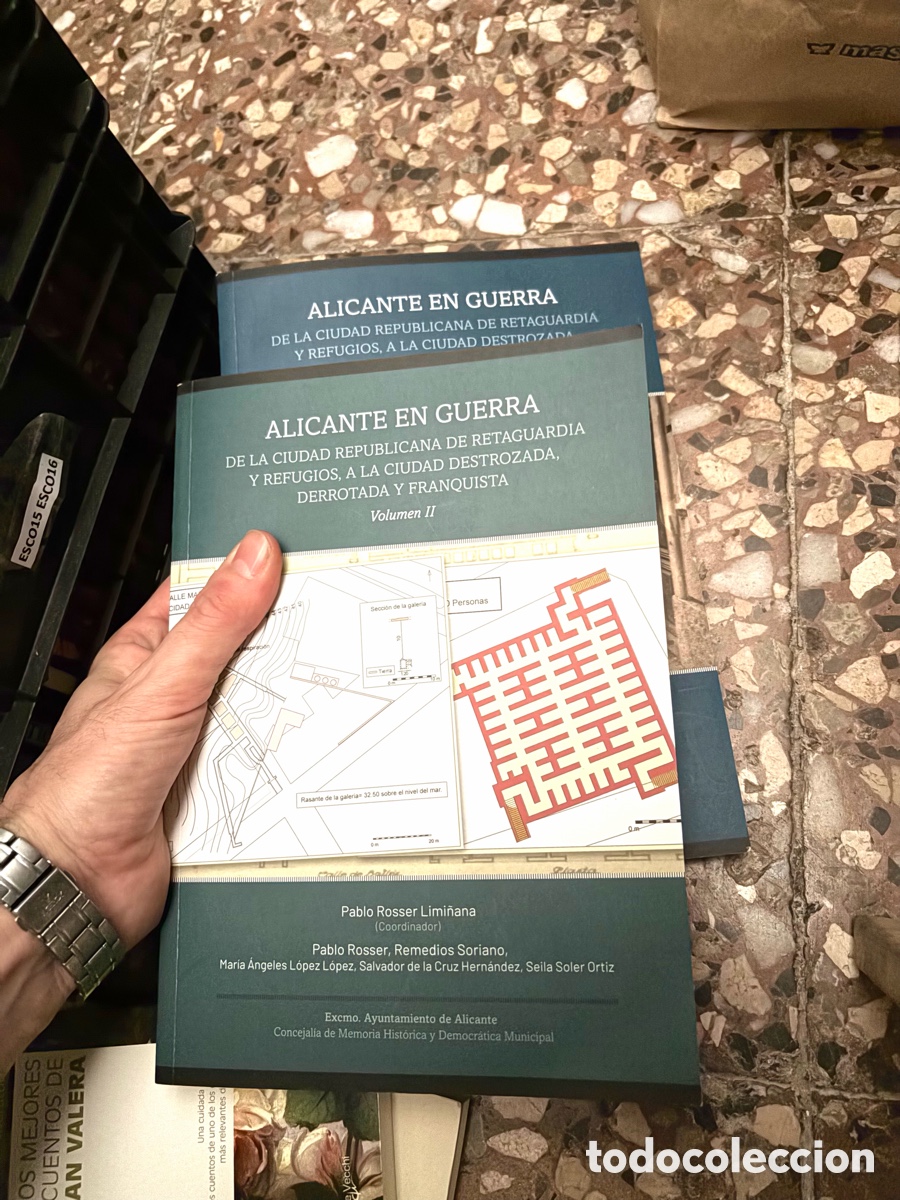 Libros de segunda mano: Esco15 ALICANTE EN GUERRA - DE LA CIUDAD REPUBLICANA DE RETAGUARDIA Y REFUGIOS... - P. ROSSER