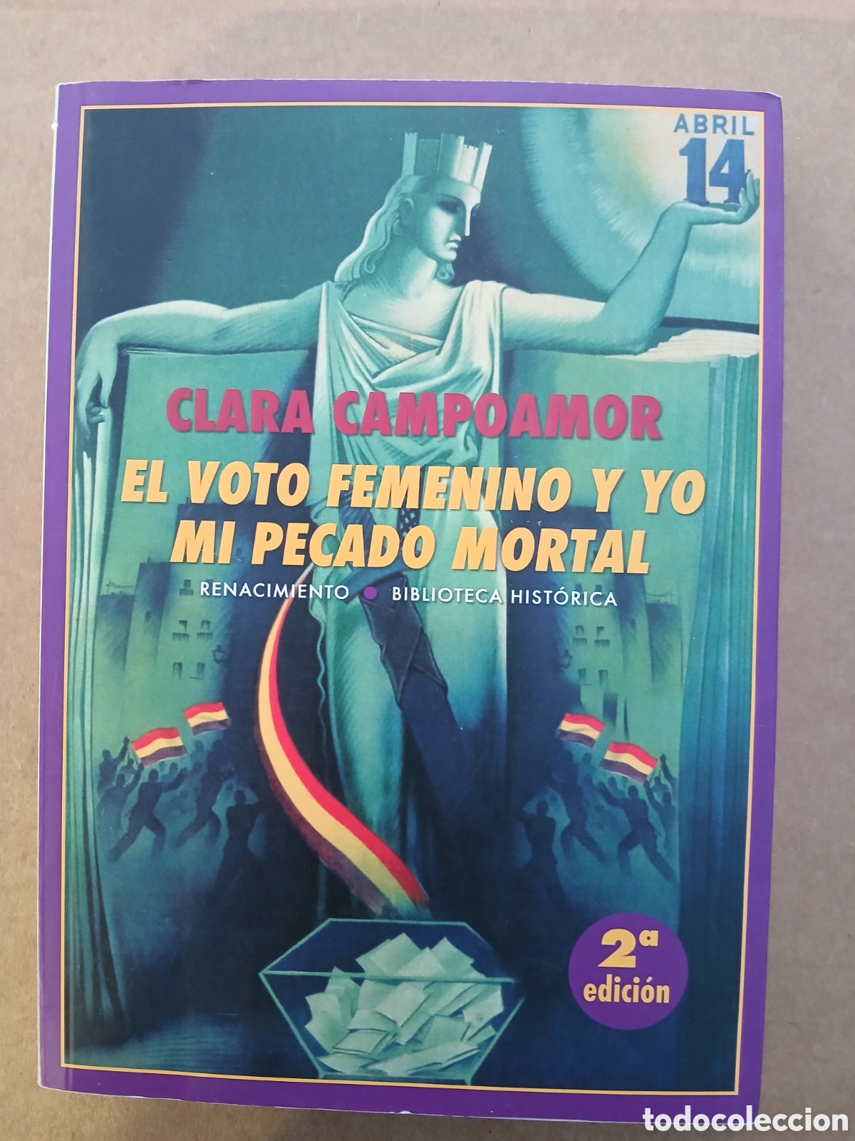 Libros de segunda mano: El voto femenino y yo, mi pecado mortal. Clara Campoamor.