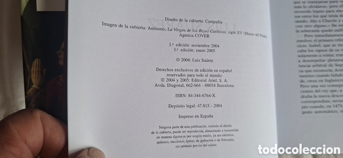 Libros de segunda mano: LOS REYES CATOLICOS.Luis Suarez 2005 - Foto 2