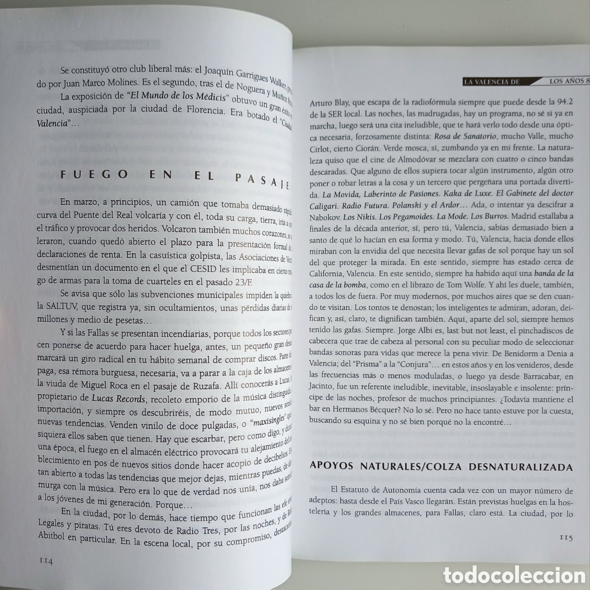 Libros de segunda mano: La Valencia de los a&ntilde;os 80 - Foto 12