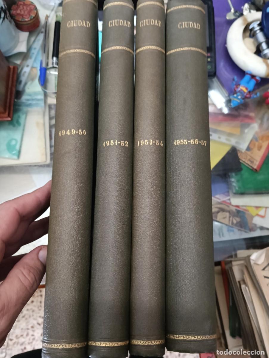 Libros de segunda mano: REVISTA ENCUADERNADA CIUDAD DIVULGATIVA DE LERIDA DE 1954 A 1957