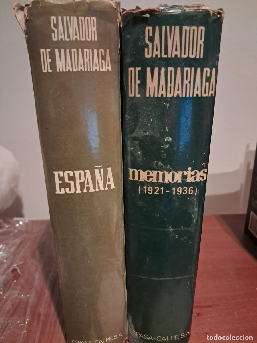 Libros de segunda mano: Espa&ntilde;a y Memorias (1921-1936) (1&ordf; Edici&oacute; 1974) - Salvador Madariaga