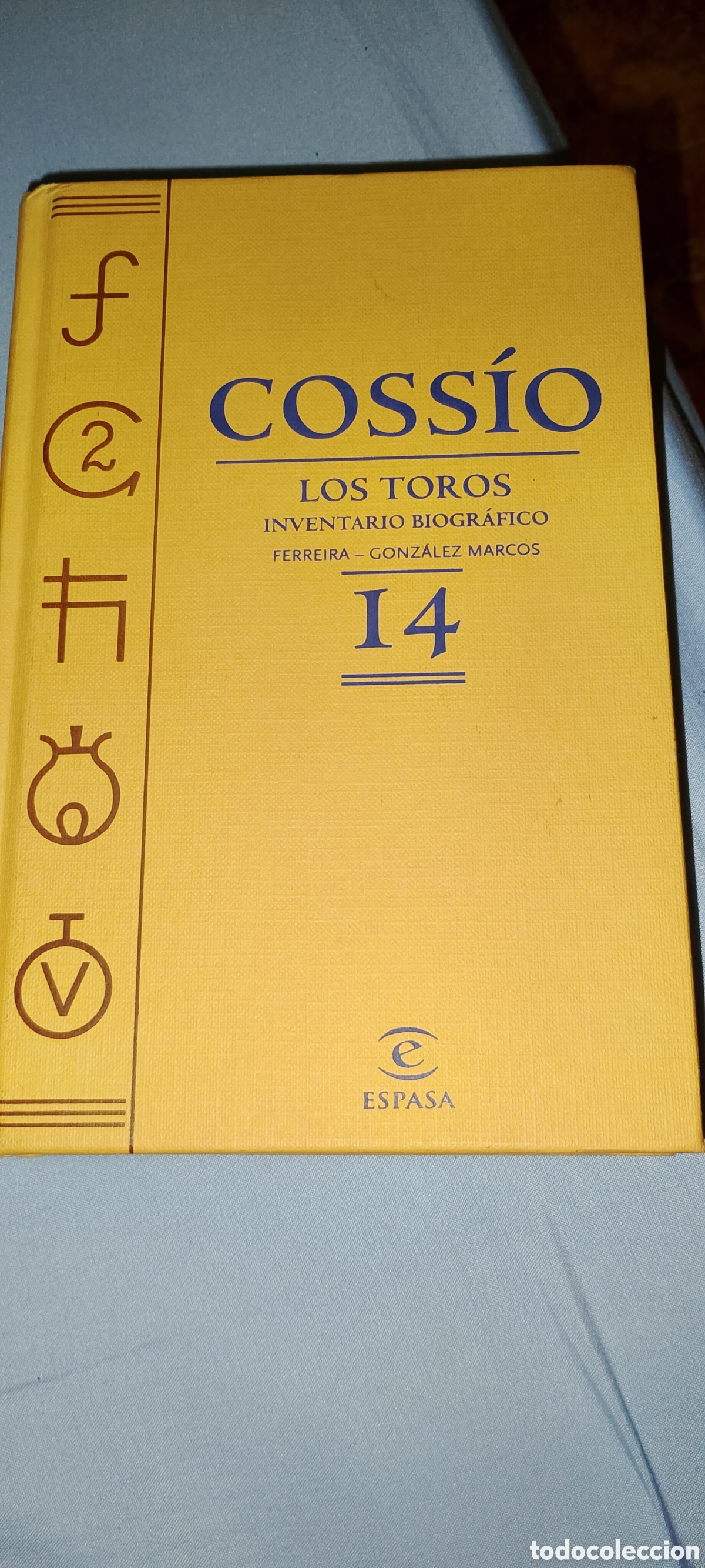 Libros de segunda mano: Los toros , inventario biografico