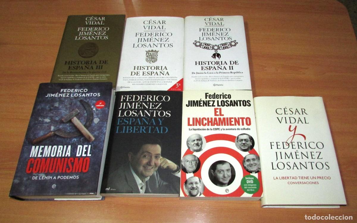 Livros em segunda m&atilde;o: Lote de 7 libros de Federico Jim&eacute;nez Losantos/C&eacute;sar Vidal