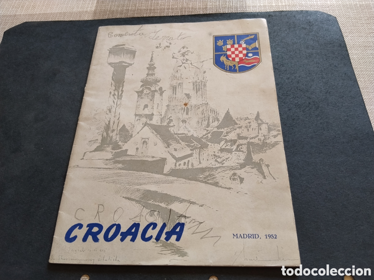 Libros de segunda mano: Revista CROACIA, Madrid 1952