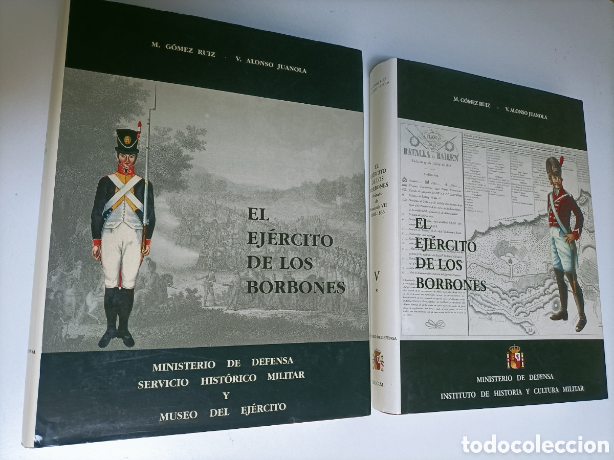 Libri di seconda mano: El ej&eacute;rcito de los Borbones. Tomo IV V*. Reinado de Fernando VII y reinado Carlos IV historia milita